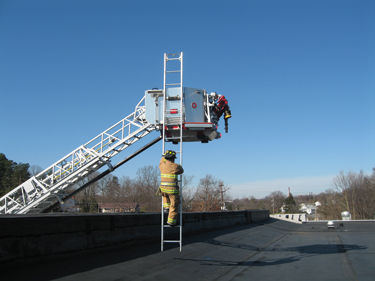 the parapet ladder attachment on their Spartan ERV aerial platform