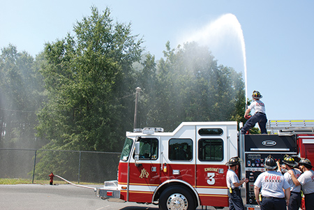 Consider plumbing the deck gun to deliver EWS. If you have a fire big enough to require large flows, you want those large flows to be as effective as possible by enhancing them with your concentrate