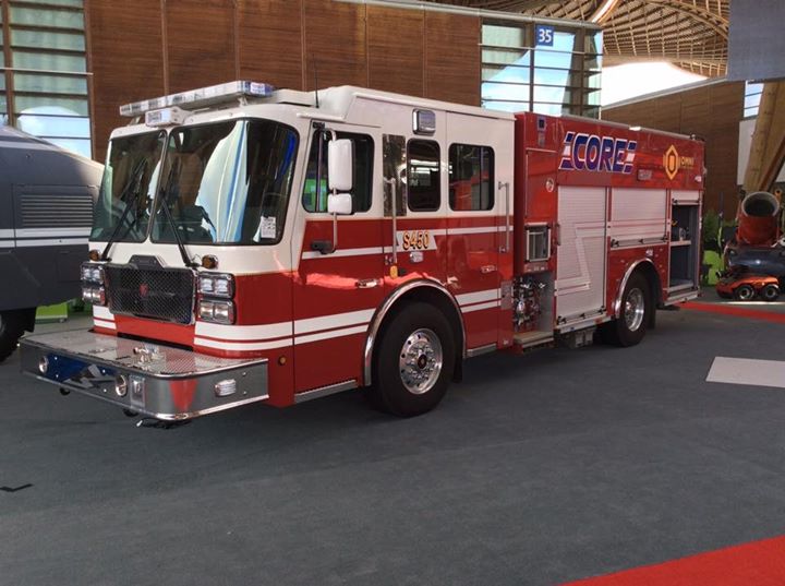 Smeal Fire Apparatus Co. and Gimaex International stepped out together at Interschutz 2015 with the display of the Smeal CORE™ Multi-Mission Pumper with OMNI™ Control System.