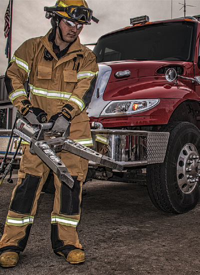 4 Premium TREX is structural firefighting turnout gear made by Crew Boss PPE. (Photos 4 and 5 courtesy of Crew Boss PPE.)  