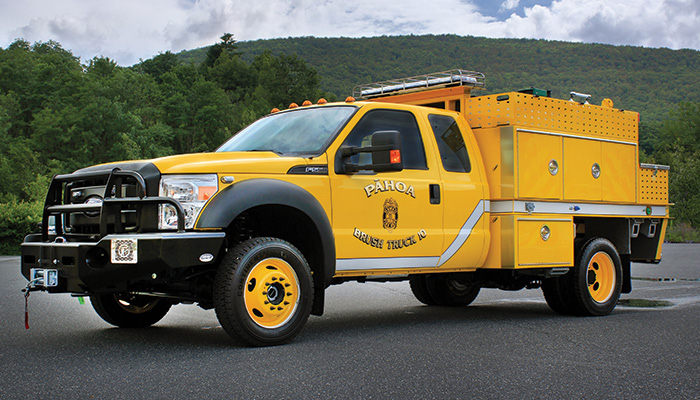 REV Group built this Type 6 wildland engine for the Pahoa (HI) Fire Department