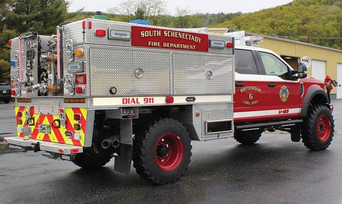 Rotterdam (NY) Fire District had KME build this Type 6 engine for its South Schenectady Fire Department. 