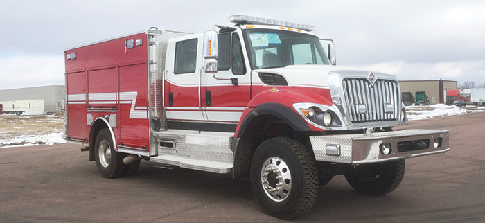 Tillamook (OR) Fire District had Spartan ER build this RAGE Type 3 pumper.