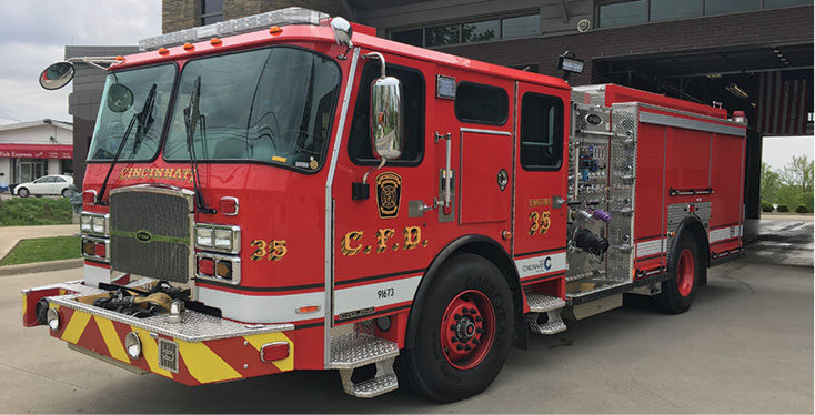 E-ONE—Cincinnati (OH) Fire Department, three (3) pumpers.