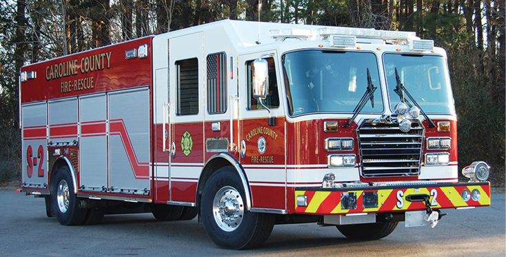 KME—Ladysmith (VA) Volunteer Fire Department pumper.