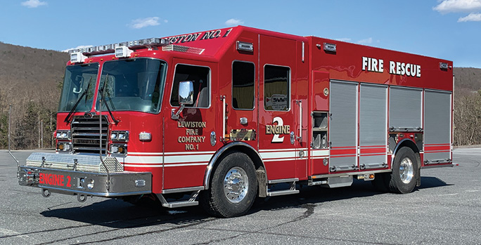 KME—Lewiston (NY) Fire Department, pumper.