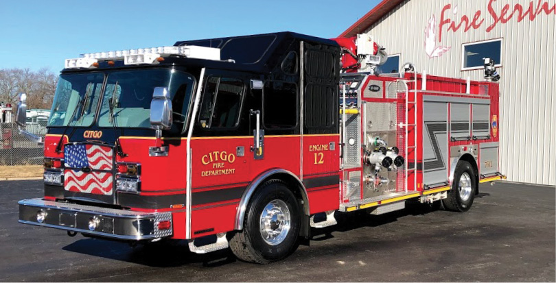 E-ONE—Citgo Petroleum Company, Lemont (IL) Refinery, industrial pumper. Cyclone II cab and chassis; Cummins X15 600-hp engine; Darley ZSM 3,500-gpm industrial pump; polypropylene 1,000-gallon AFFF foam tank; Williams HotShot II foam system, Dealer: Jim Castellano, Fire Service Inc., St. John, IN.