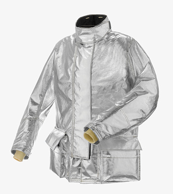  The B1 proximity coat made by Lakeland Industries Inc. features an aluminized PBI outer shell, a three-body panel design for increased range of motion, and ergonomically curved sleeves. (Photos 4-5 courtesy of Lakeland Industries Inc.)  