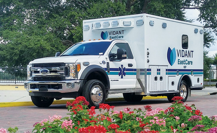 Road Rescue built this critical care transport ambulance for Vidant EastCare (NC).