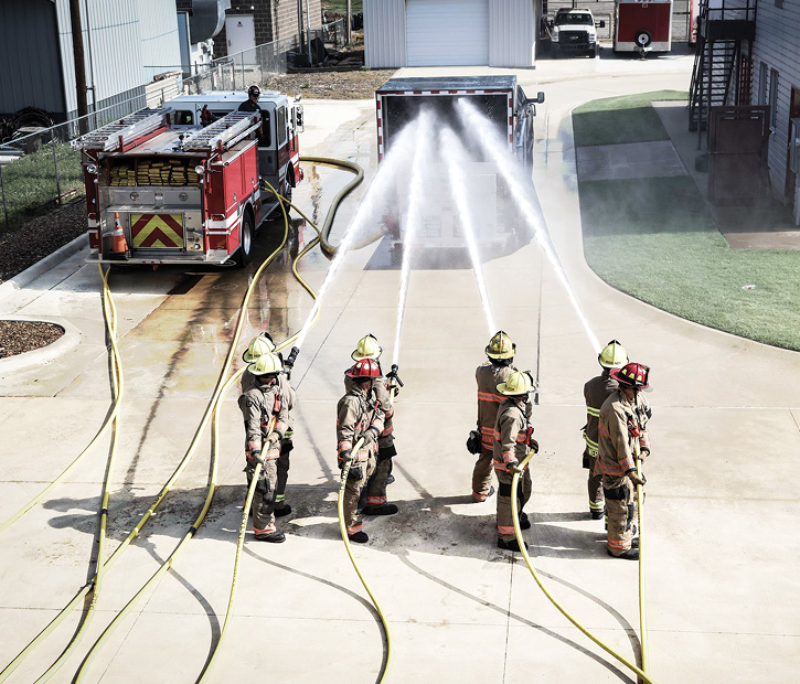 The Draft Commander 3000® Trainer is a training innovation in allowing firefighters to recycle (conserve) discharge water directly into the Training Receiver.