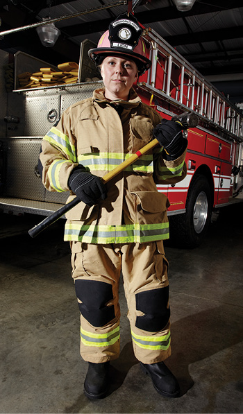 ion has a variety of patterns tailored for women in its V-Force™ and other lines of structural turnout gear.