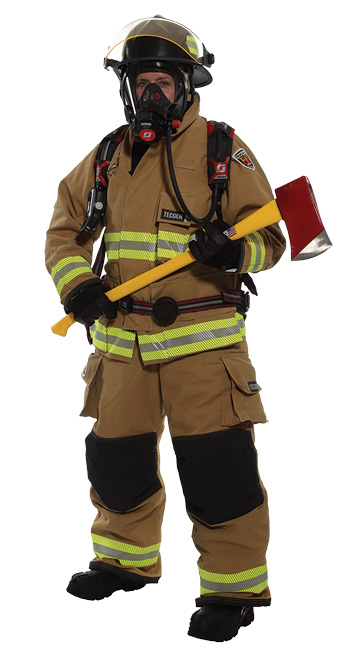 ire-Dex makes FXR structural turnout gear available in a women’s design that allows better ergonomics.