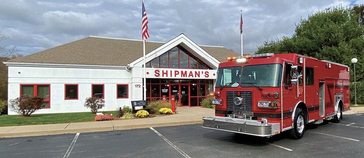 Shipman’s Fire Equipment, located in Waterford, Connecticut, just off of two major interstate highways, has been appointed the authorized dealer for Sutphen in Connecticut, Massachusetts, and Rhode Island.