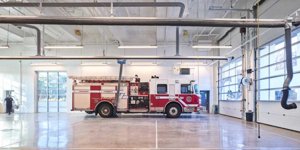 Vacounver fire station apparatus bay