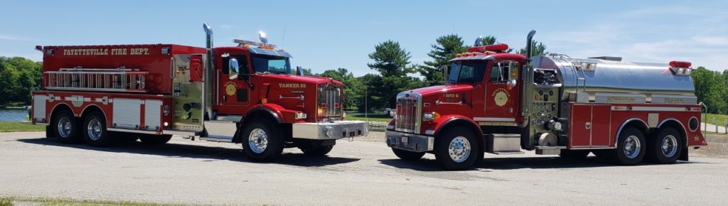 3,000-gallon tankers for nursing or shuttling water