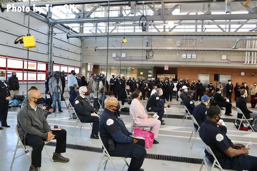 Officials attend ribbon cutting for Chicago Fire Department Engine Company 115