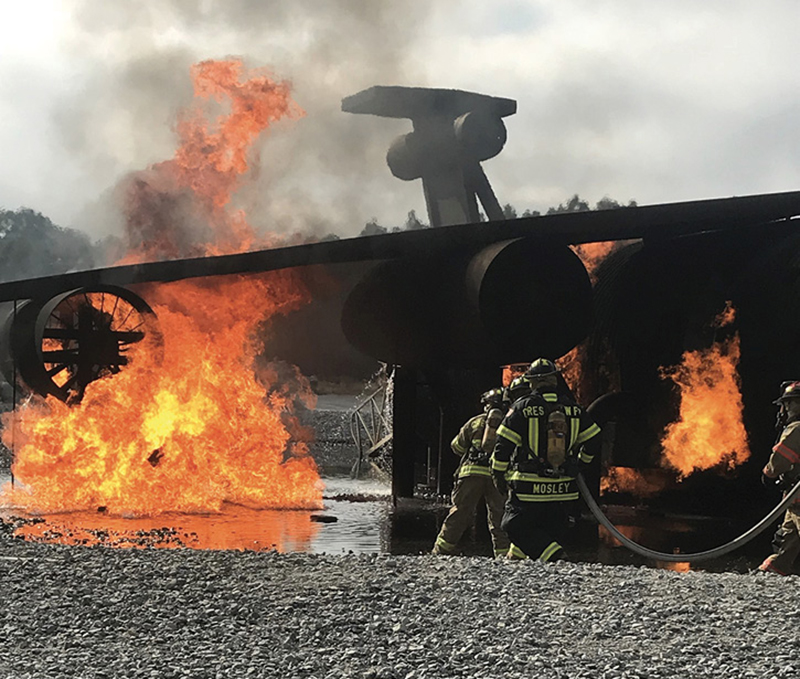 KFH Industries Company, maker of Key Hose, makes the Combat Sniper attack line, shown here in a 1¾-inch size used in a training scenario.