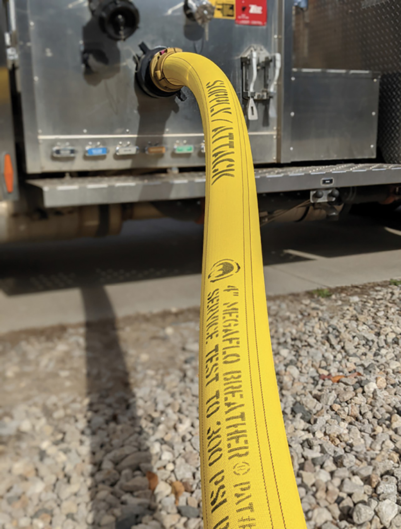 Mercedes Textiles makes the MEGAFLO BREATHER line of hoses in both supply and attack line sizes.