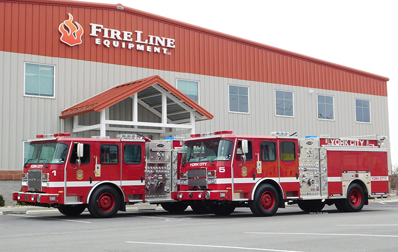 York PA Fire pumpers