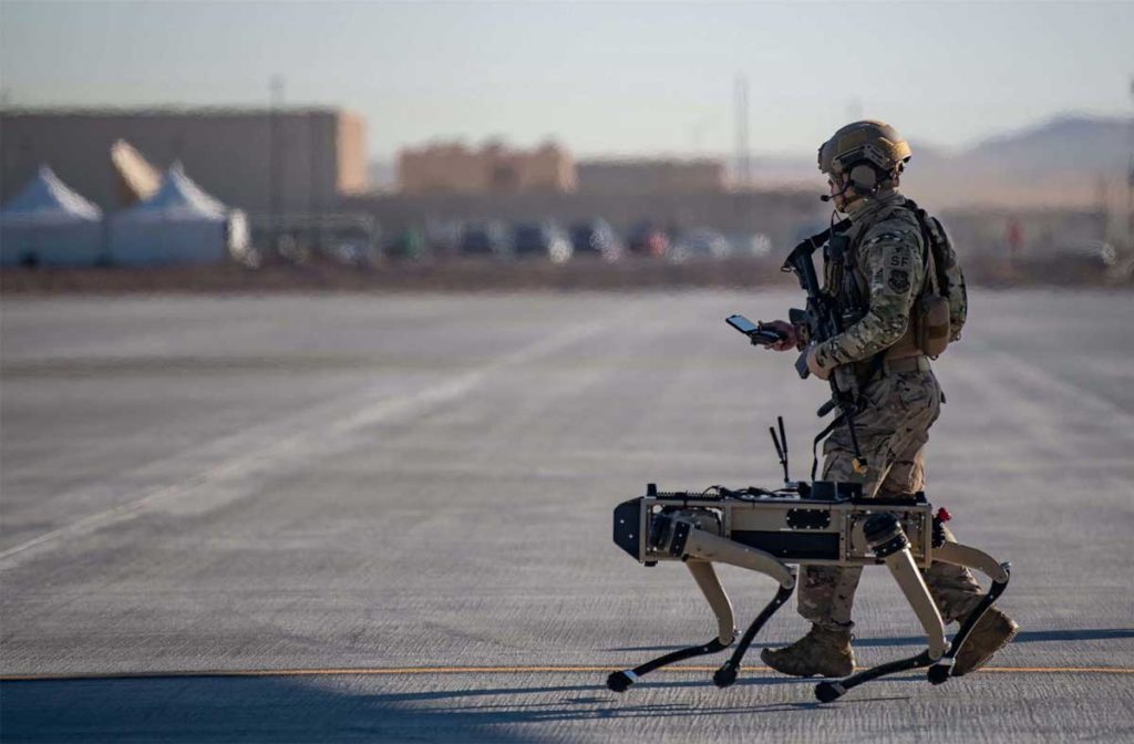 Ghost Robotics Vision 60 quadrupedal ground vehicle