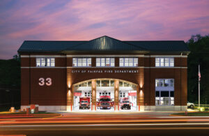 FGM Architects built Station 33 on a tight site for the Fairfax (VA) Fire Department. (Photos courtesy of FGM Architects Inc.)