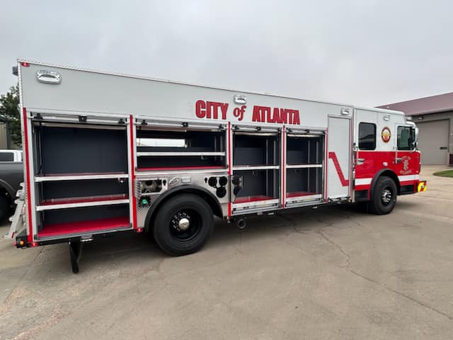 These trucks are a new concept for this department, and they will be officially labeled “Hybrids” as they are multi-functional in their uses. (Source: Peach State Emergency Vehicles)