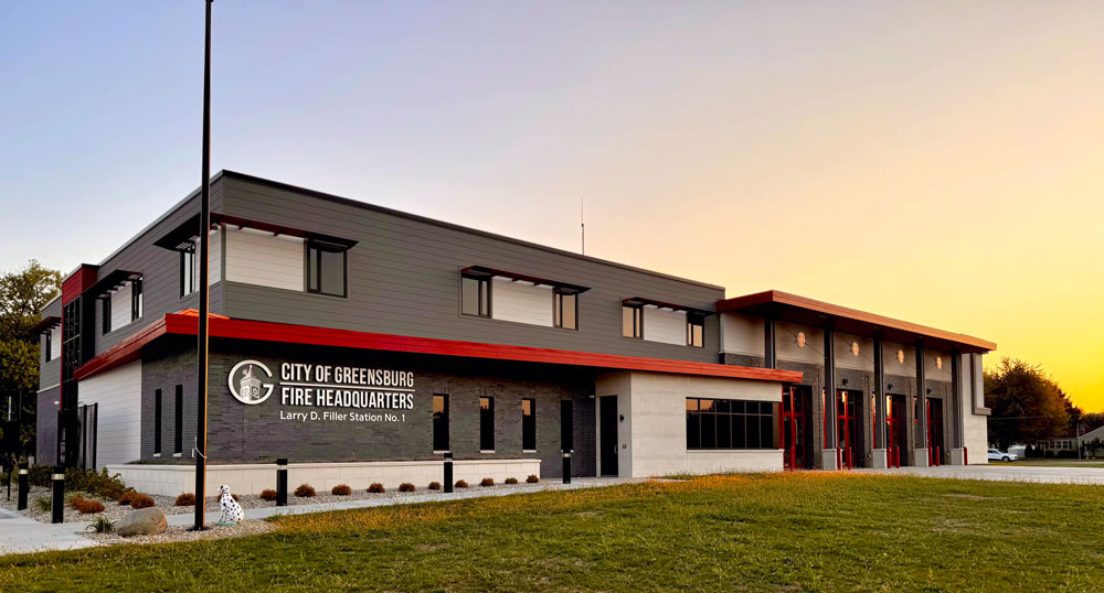 The new Greensburg Fire Station No. 1. (Greensburg Fire Department Facebook page)